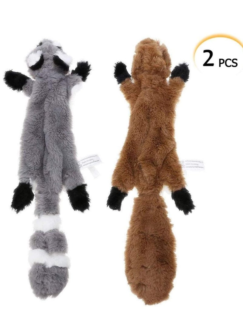 Dog Squeaky Toys No Stuffing Corduroy Fluff to Chew or Swallow Suitable for Small and Medium Playing Gift