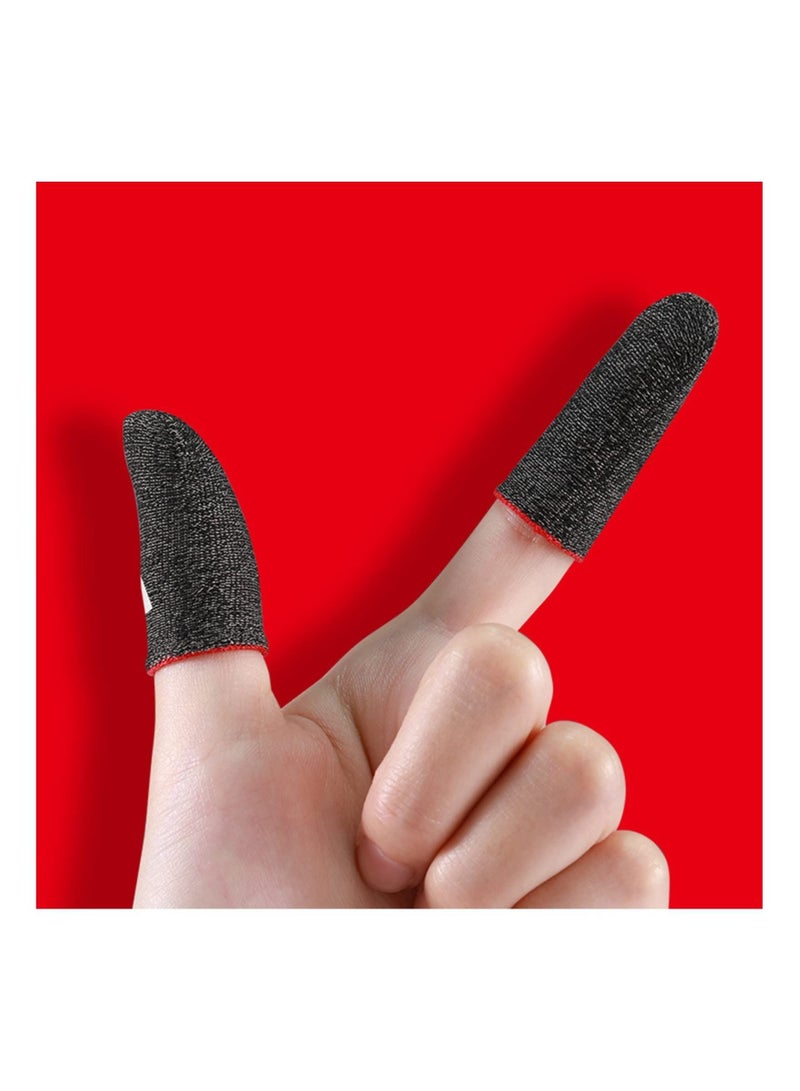 Mobile Game Controller Finger Sleeve Sets, Anti-Sweat Breathable Full Touch Screen Sensitive Shoot Aim Joysticks Finger Set For Pubg/Knives Out/Rules Of Survival