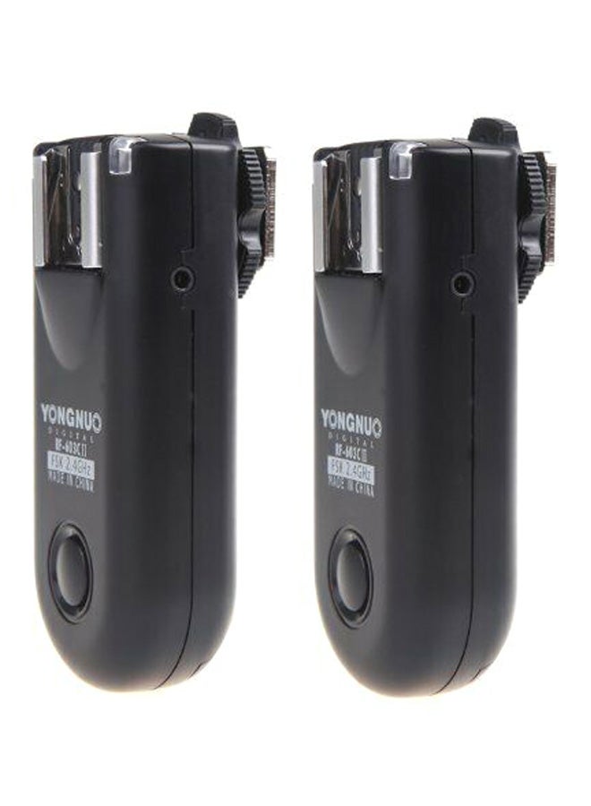 Wireless Flash Trigger For Canon 5D 1D 50D Black