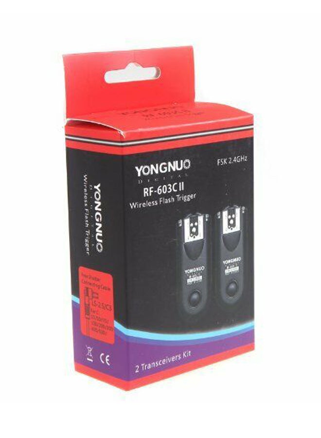 Wireless Flash Trigger For Canon 5D 1D 50D Black