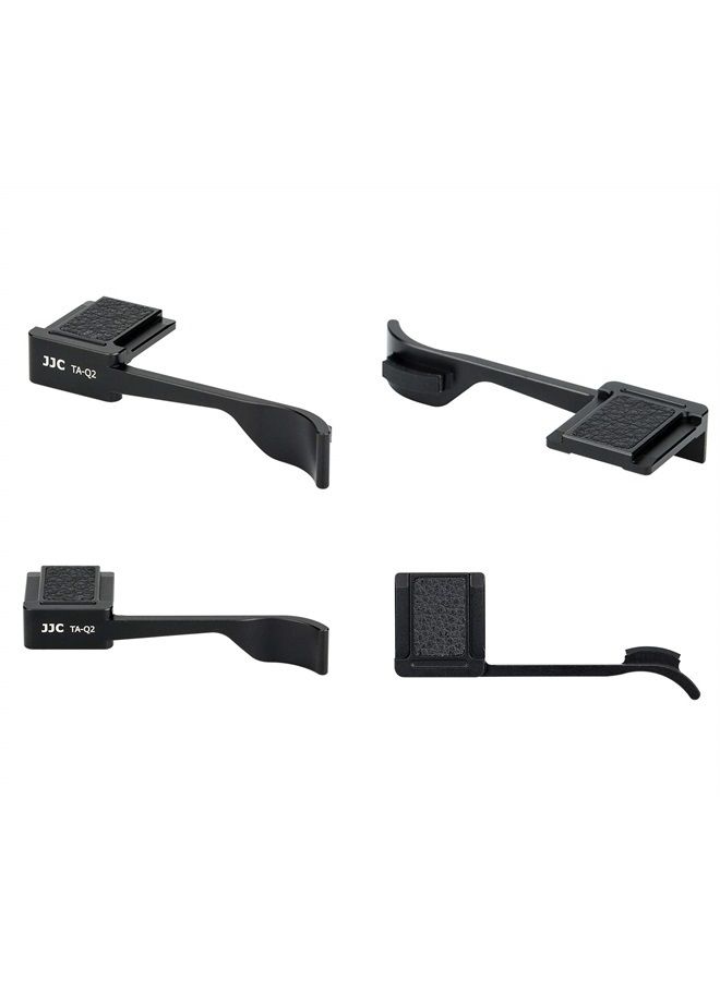 JJC TA-Q2 Thumbs Up Grip for Leica Q2 Camera, Leica Q2 Thumb Grip, Made of Premium Anodized Aluminium Alloy, Silicone Pad, Hot Shoe Grip for Leica Q2, Weight 5G, Size 62x126x212.9mm