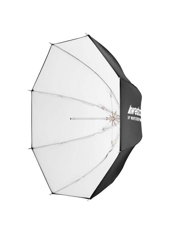 Deep Umbrella for Photography Portraits and Video Production- White Bounce (24