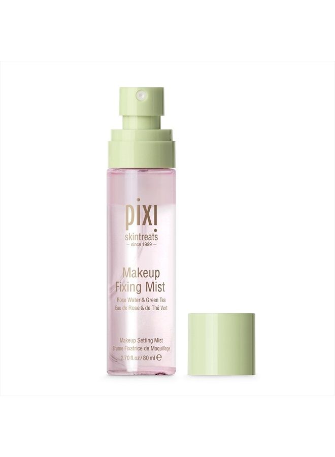 Beauty Makeup Fixing Mist 80ml | All Over Setting Spray For Longer Wearing Makeup | Rose Water and Green Tea Infused | 2.69 Fl Oz