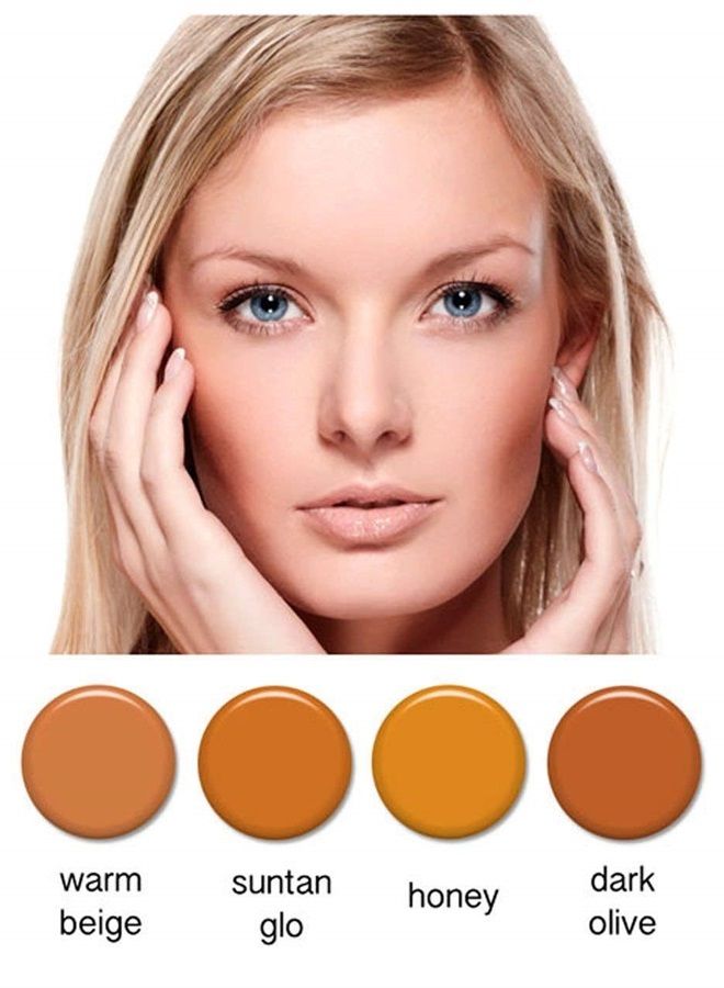 4pc MEDIUM complexion Professional Airbrush Cosmetic Makeup Set 1/2 oz bottles