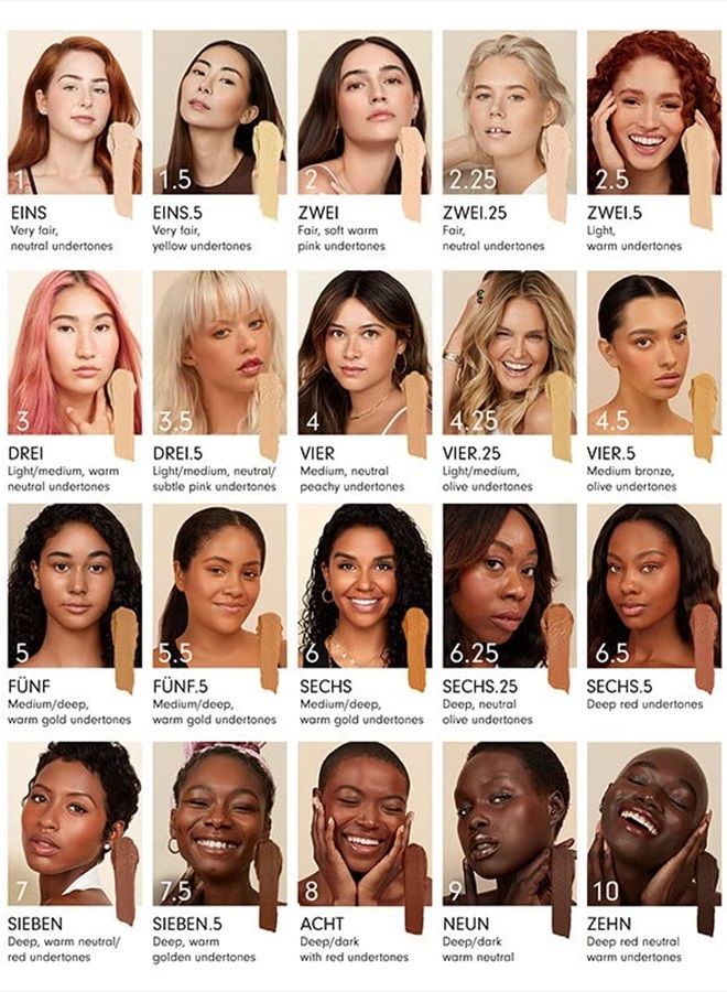 Blunder Cover Foundation/Concealer - Shade: 2 - Zwei - Fair, Soft Cool Pink Undertones | Clean Beauty, All-in-One, Cruelty-Free, Fragrance-Free, Vegan - Monika Blunder Beauty (2 - Zwei)