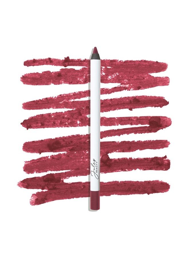 When Pencil Met Gel Sharpenable Multi-Use Longwear Eyeliner Pencil - Burgundy Matte - Transfer-Proof - High Performance Liner