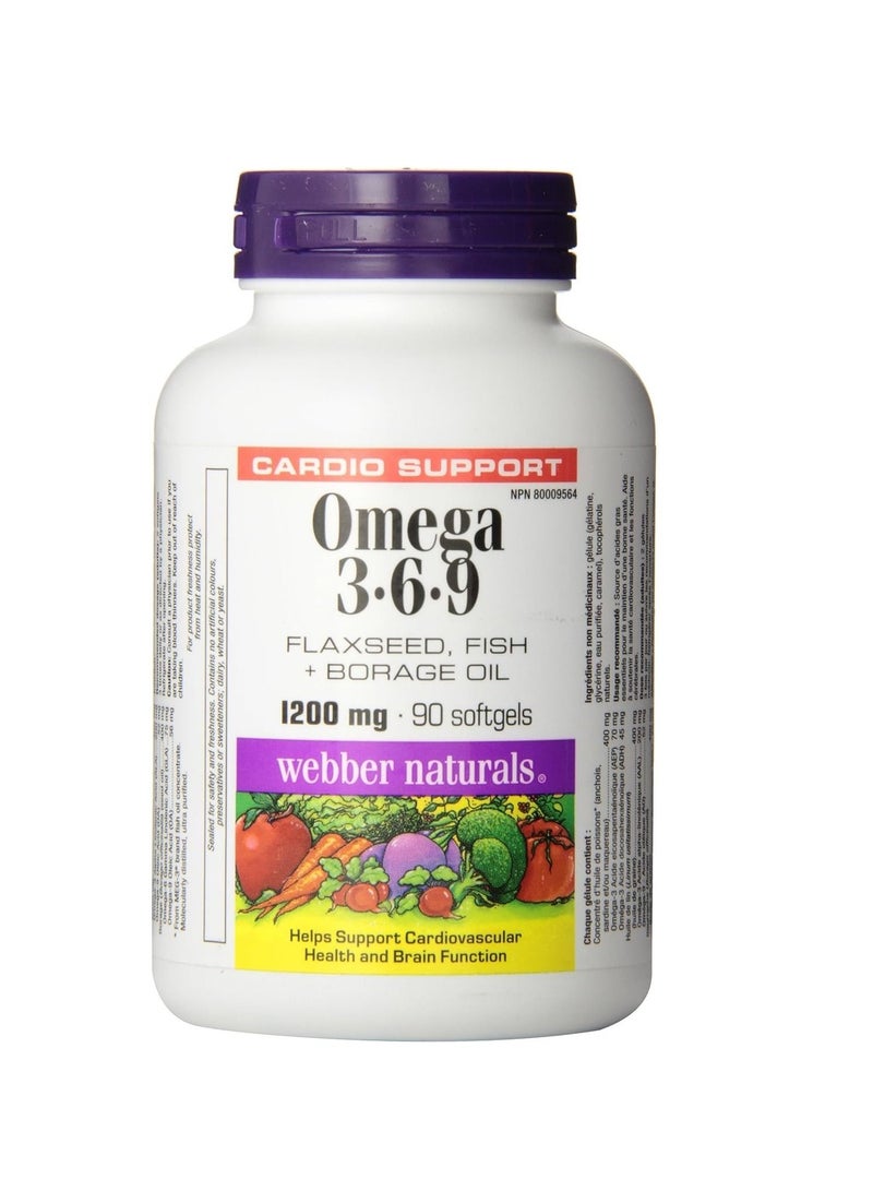 Omega 3-6-9 90 Softgels