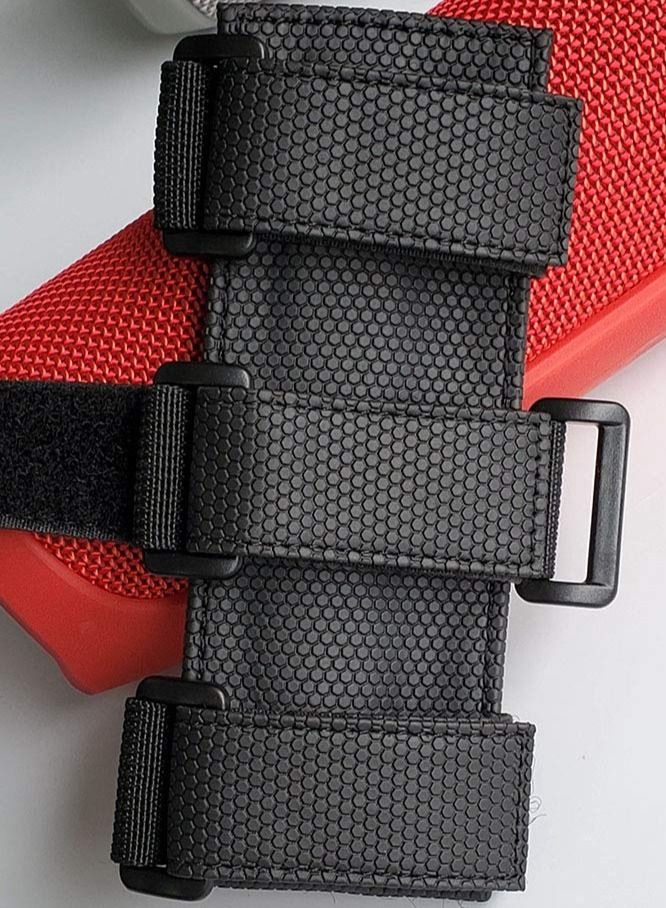 Bicycle Bottle Holder No Screws, Double Fix with Removable Velcro for Bottle Cage, Universal Bike Accessories Strap Mount for Water Bottle, Compatible with Mountain Bicycle, Scooter, Golf Cart