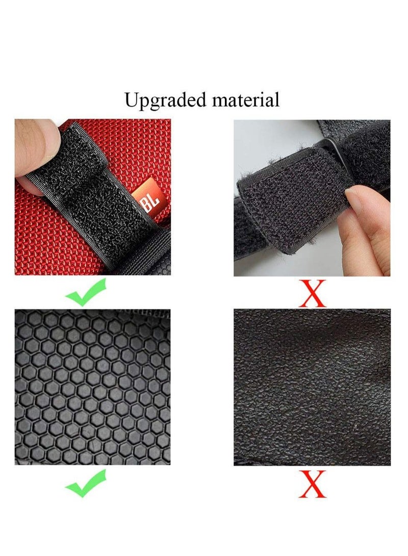 Bicycle Bottle Holder No Screws, Double Fix with Removable Velcro for Bottle Cage, Universal Bike Accessories Strap Mount for Water Bottle, Compatible with Mountain Bicycle, Scooter, Golf Cart