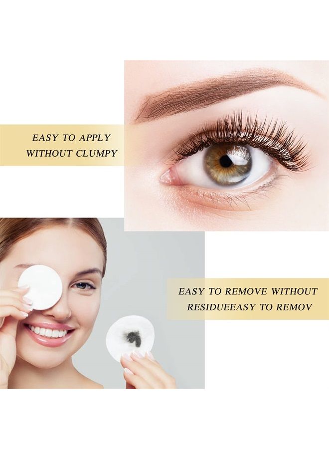 Quewel Cluster Lashes Bond and Seal, Lash Glue for Individual Eyelash Extensions, Long-Lasting&Waterproof, White Double Tube Lashes Glue for DIY Eyelash Extensions at Home