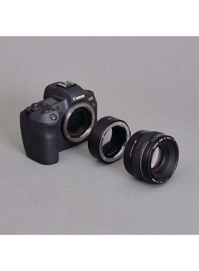 Lens Mount Adapter: Compatible with Canon (EF/EF-S) Lens to Canon RF Camera Body (Electronic)