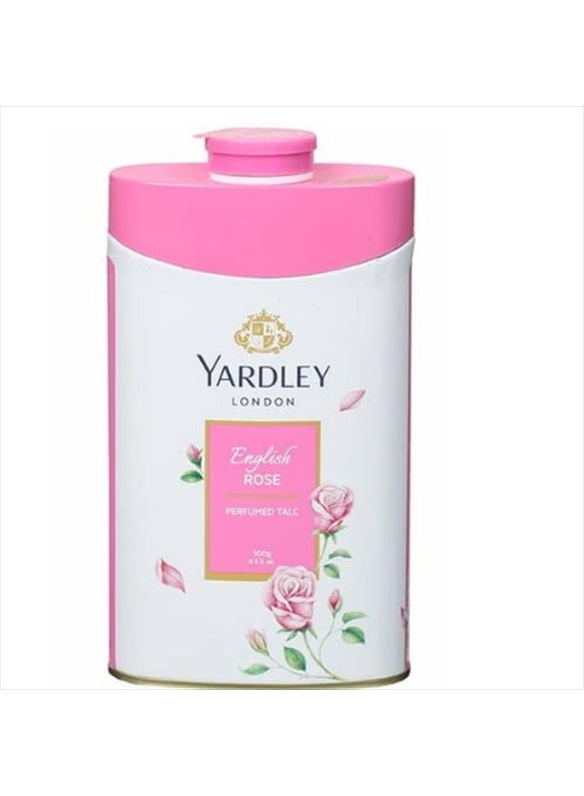 London English Rose Perfumed Deodorizing Talc Talcum Powder 100gm