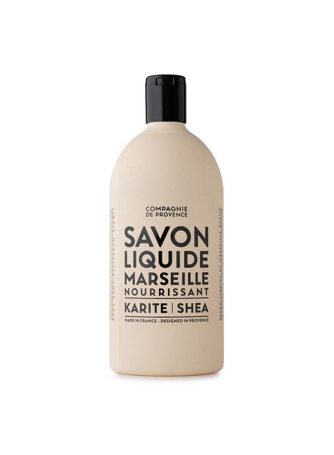 Compagnie De Provence Savon De Marseille Nourishing Liquid Soap Karite (Shea Butter) 33.8 Fl Oz Refill