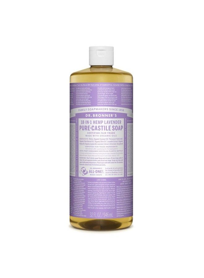 Dr Bronner Soap Liquid Lavender Oil 32 Fl Oz