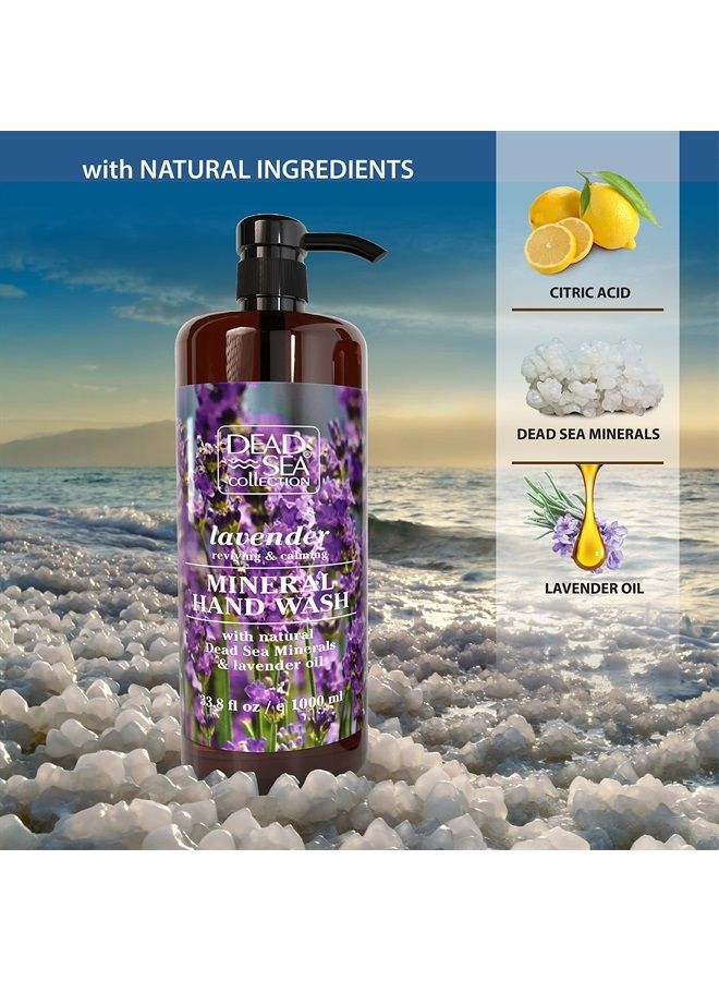 Lavender Oil Liquid Hand Soap - Moisturizing Gel Hand Soap with Pump - Nourishing Hand Wash Cleanser - Pack Of 2 (33.8 Fl. Oz Each)