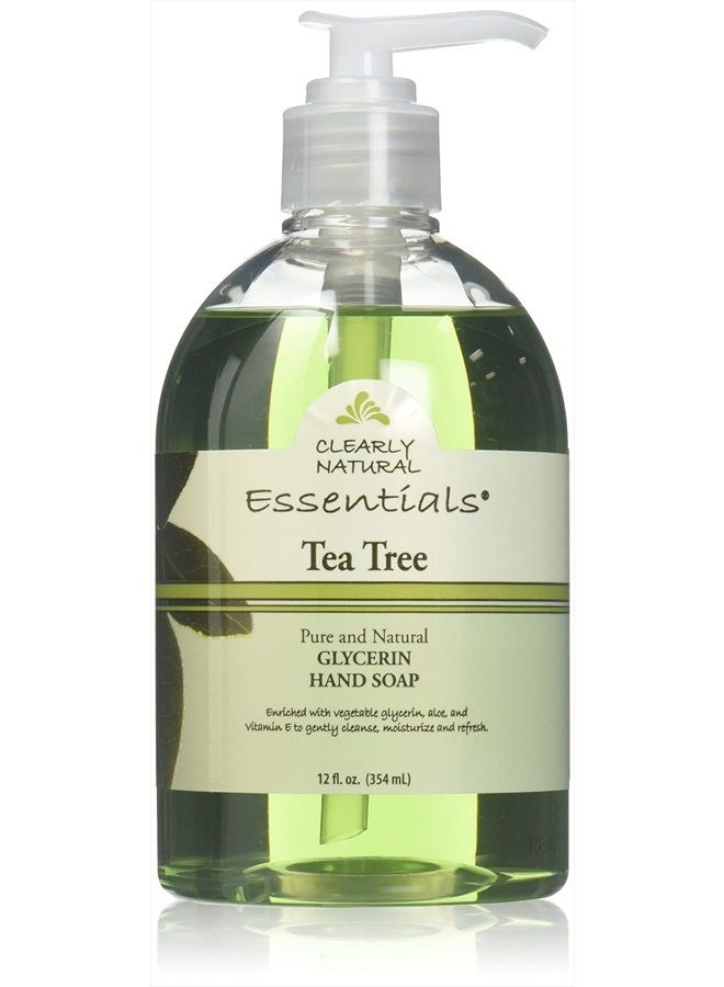 Tea Tree Liquid Glycerine Soap, 12 Ounce (Pack of 2)