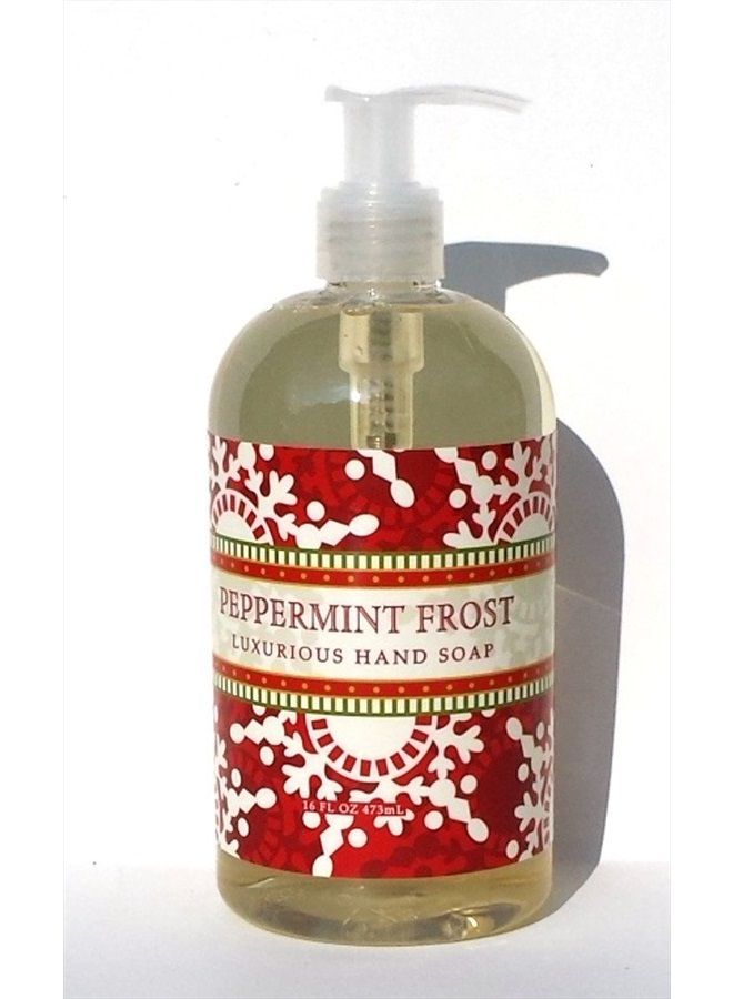 Greenwich Bay PEPPERMINT FROST Hand Soap with Shea Butter and Peppermint Oil 16oz