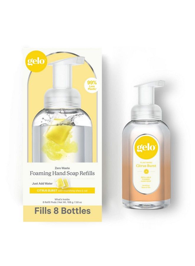 ® Foaming Hand Soap Value Pack 80Oz Refill + Reusable Bottle (Lemon Basil & Geranium)