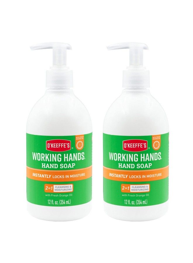 Working Hands Moisturizing Hand Soap With Fresh Orange Oil 12 Oz Pump (Pack Of 2)