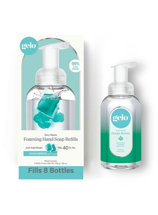 ® Foaming Hand Soap Value Pack | 80oz Refill + Reusable Bottle (Sea Mist, Mineral & Freesia)