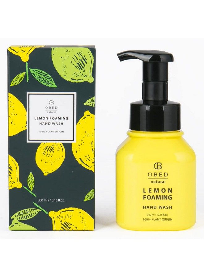 Natural Foaming Hand Soap Lemon Liquid Hand Soap Pump Bottle Hydrating And Moisturizing Hand Wash 60% Lemon Extract And Odor Eliminator 10.15 Fl Oz (1)