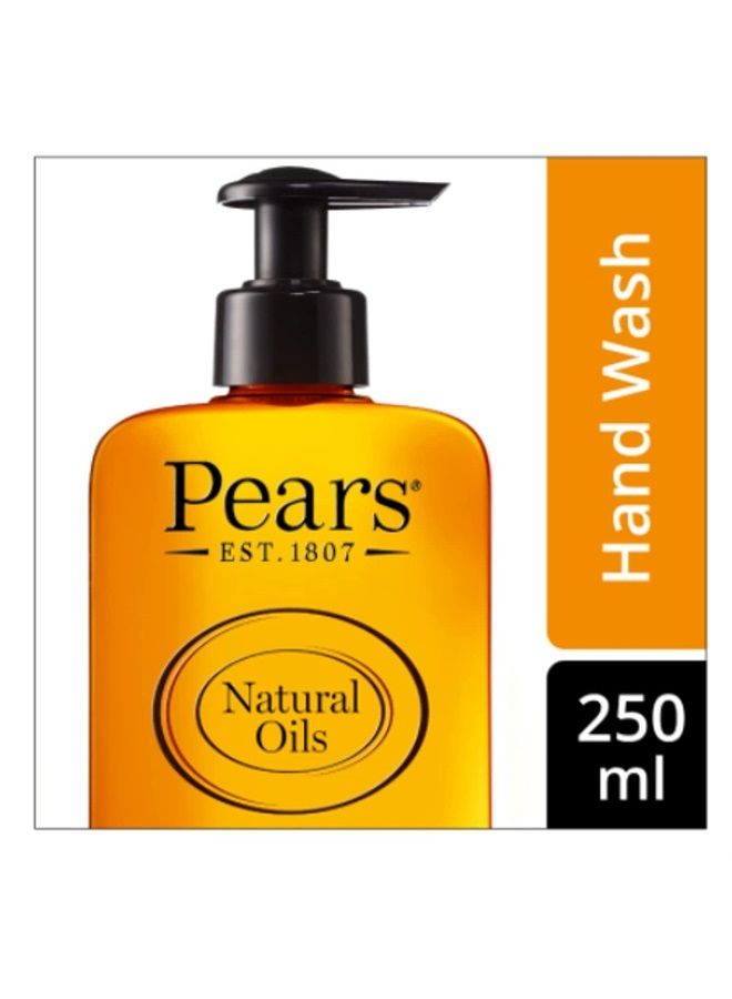 Pears Pure & Gentle with Natural Oils Hand Wash | 98% Pure Glycerin Soap and Moisturizing Liquid Hand Soap for Dry Hands with Natural Essential Oils | Pack of Two | 250 ML