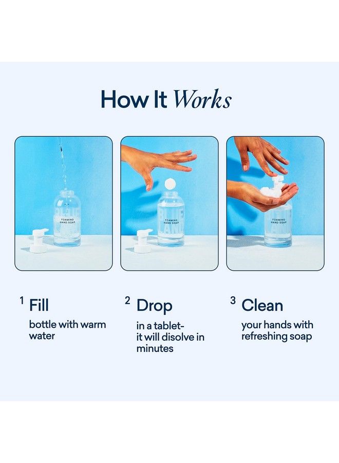 Foaming Hand Soap Tablet Refills 4 Pack | Eco Friendly Products & Cleaning Supplies | Variety Pack Scents | Makes 4 X 9 Fl Oz Bottles (36 Fl Oz Total)