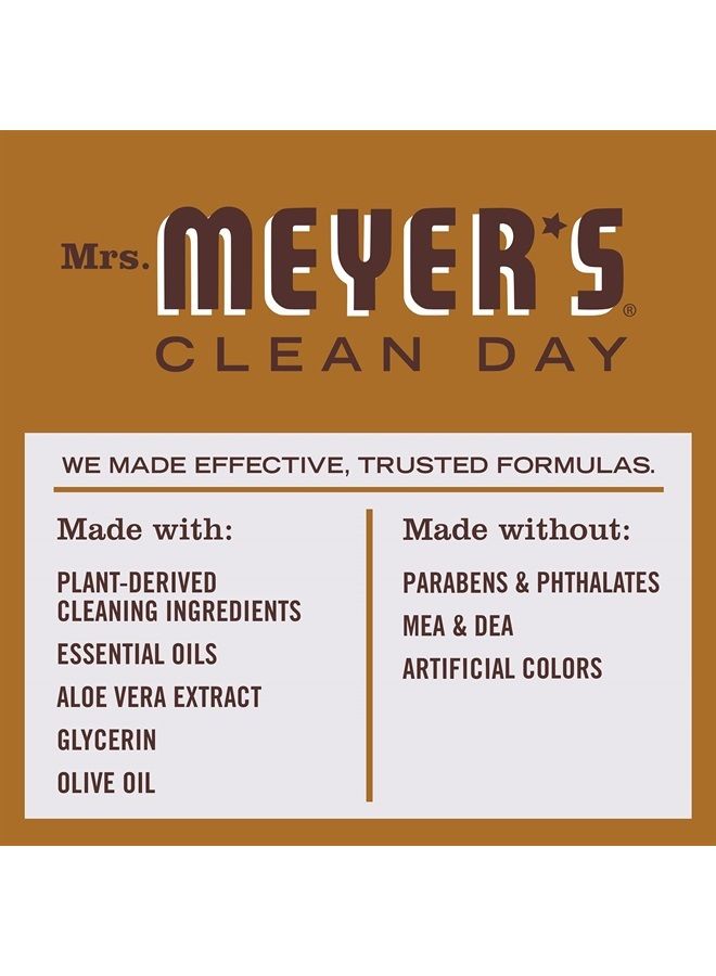 Mrs. Meyer's Hand Soap, Made with Essential Oils, Biodegradable Formula, Acorn Spice, 12.5 Fl. Oz
