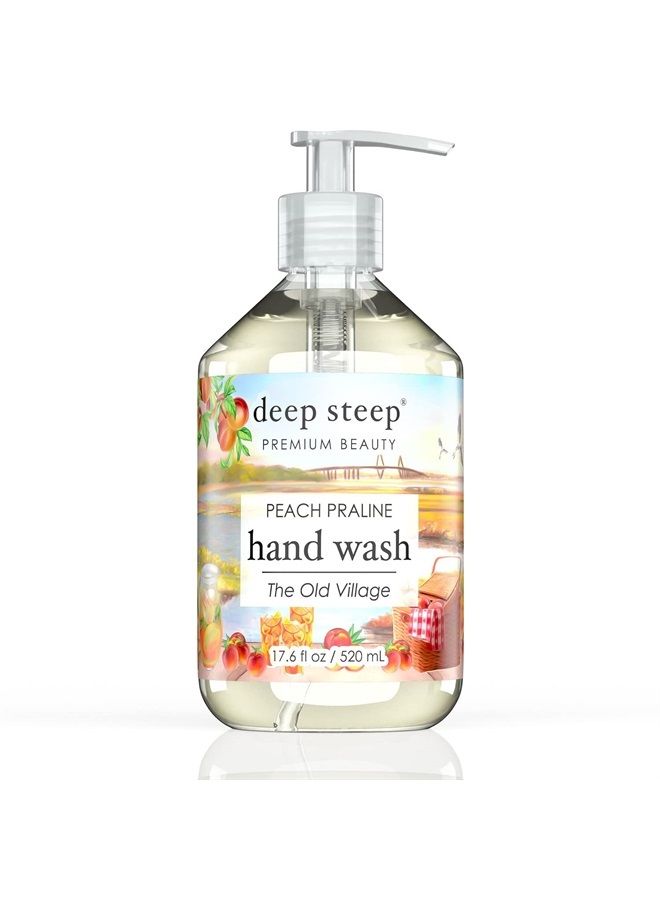 Liquid Hand Wash, 17.6 Ounces (Peach Praline)