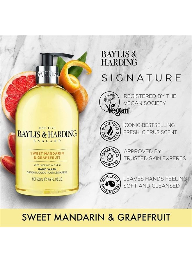 Mandarin and Grapefruit Cleansing Hand Wash (500ml)