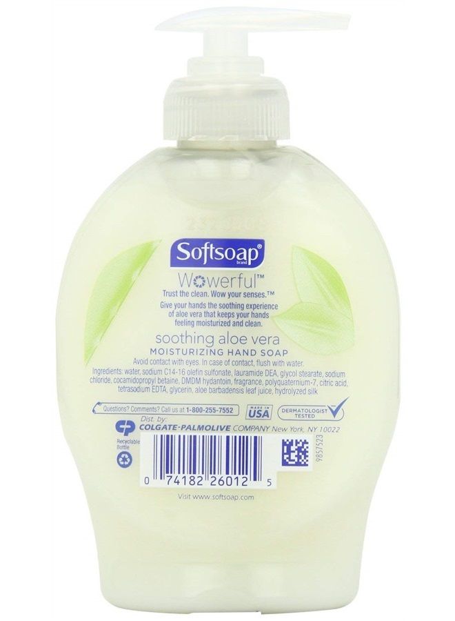 Moisturizing Liquid Hand Soap, Soothing Aloe Vera 7.5 oz by Softsoap (Pack of 2)