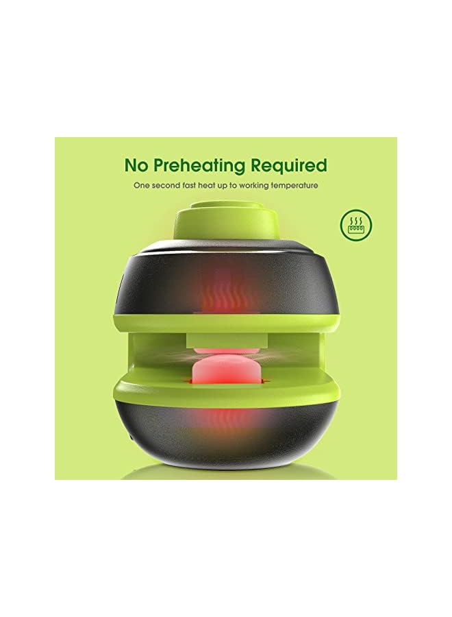 Bag Sealer, 2 In 1 Heat Sealer For Snacks, Rechargeable Handheld Plastic Bag Resealer, Vacuum Bag Sealing Machine Portable, Keep Food Chips Cookies Fresh Black/Green