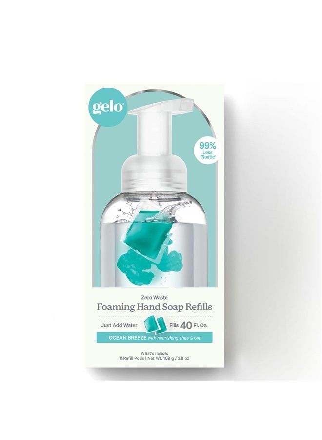 Foaming Hand Soap Refill Pods | Eco-Friendly | 40oz Refill (Sea Mist, Mineral & Freesia)