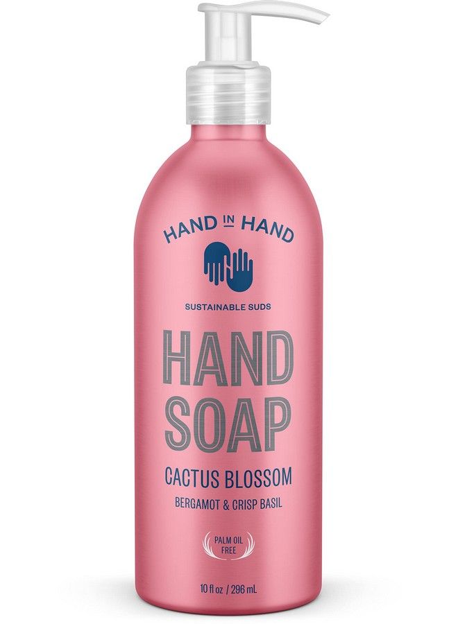 Nourishing Liquid Hand Soap 10 Fl Oz Bergamot & Crisp Basil Cactus Blossom Scent Single
