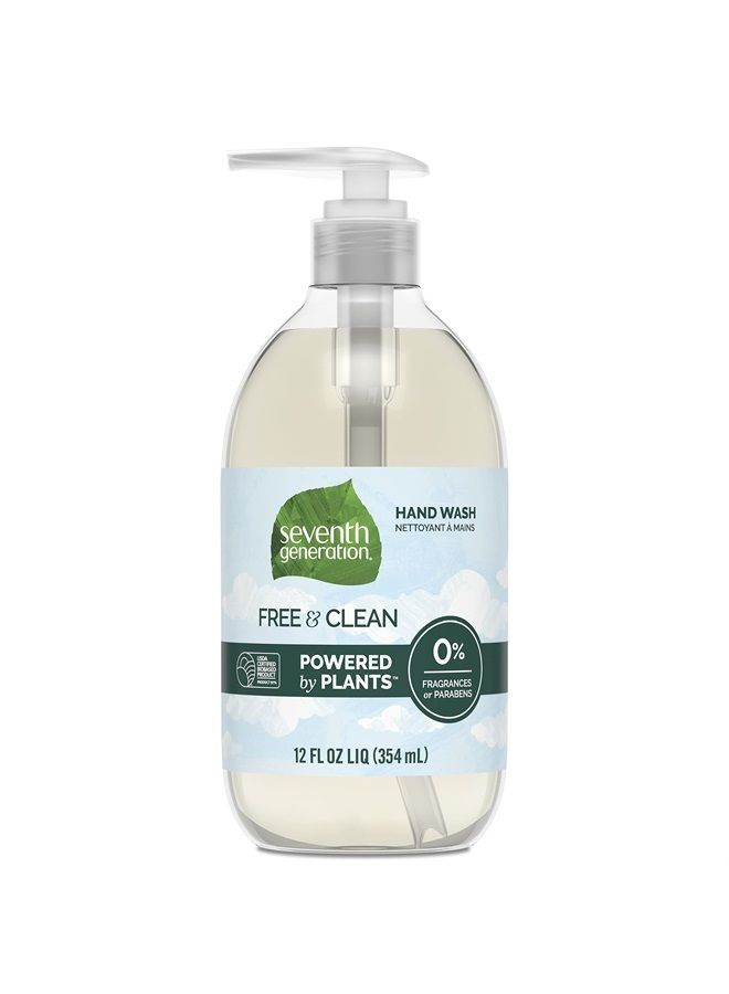 Liquid Hand Soap Fragrance Free Free & Clean Unscented Hand Soap 12 oz