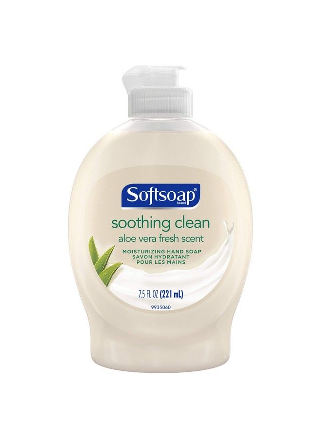 Liquid Hand Soap With Flip Top Cap Soothing Clean Aloe Vera Fresh Scent 7.5 Fl. Oz