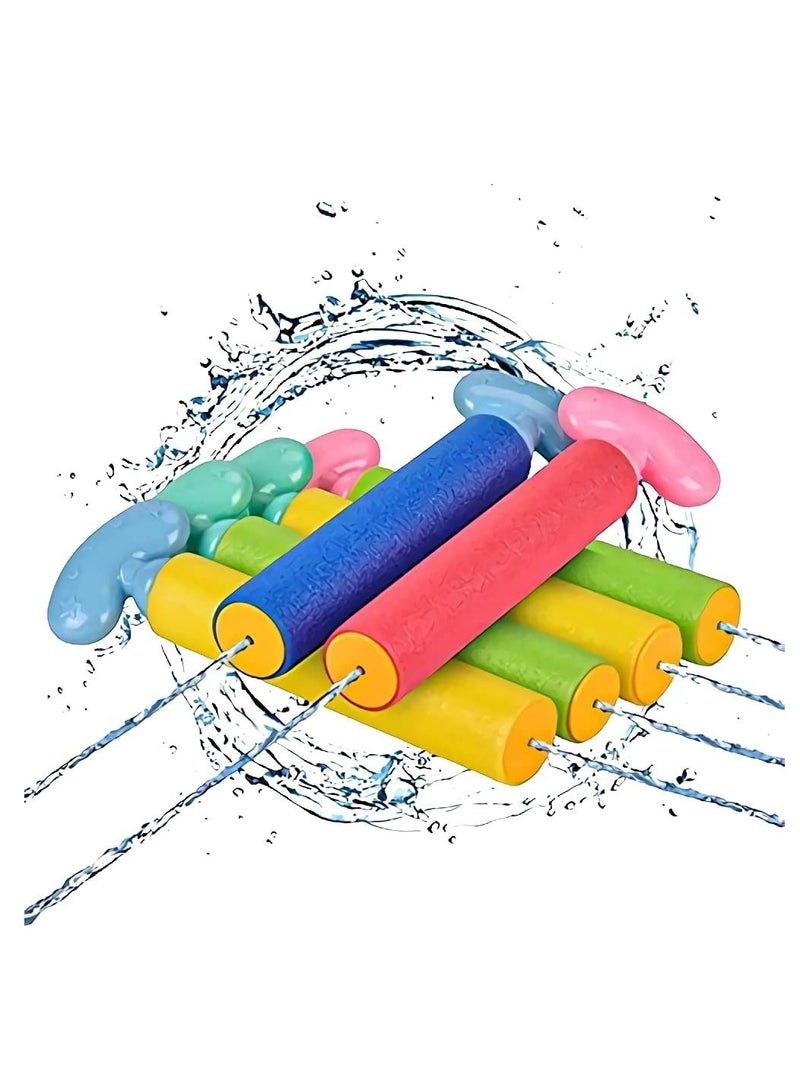 Water Toys, Squirt Toys 6 Pcs Blaster with Long Range up to 32ft Summer Pool Toys,Summer Gift for Kid & Adult