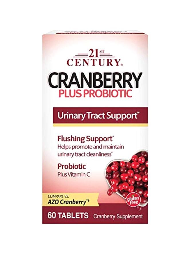 Cranberry Plus Probiotic Supplement - 60 Tablets