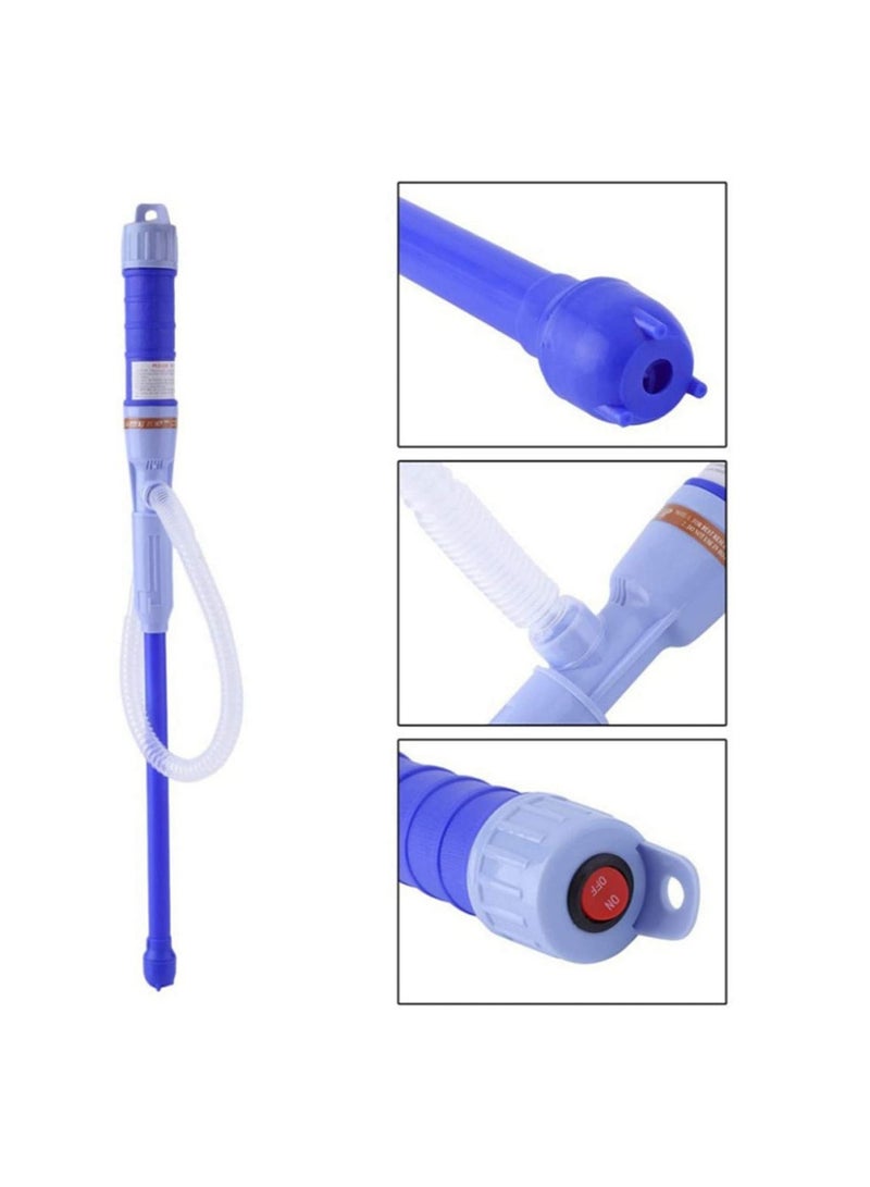 Portable Handheld Electric Siphon Pump for Gas Oil Water Fish Tank Battery Power