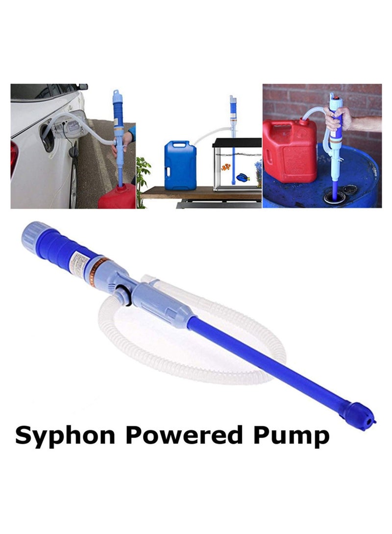 Portable Handheld Electric Siphon Pump for Gas Oil Water Fish Tank Battery Power