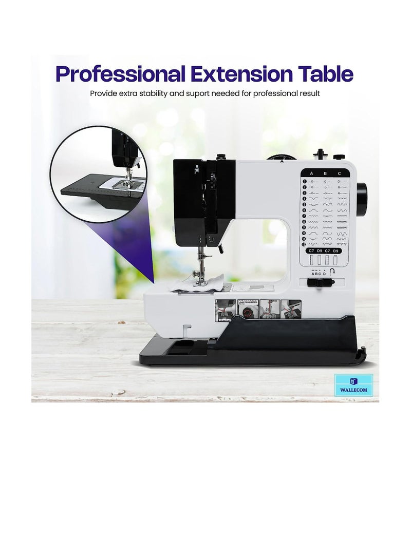 Portable Sewing Machine with 38 Stitch Applications and 42 Pcs Sewing Kit