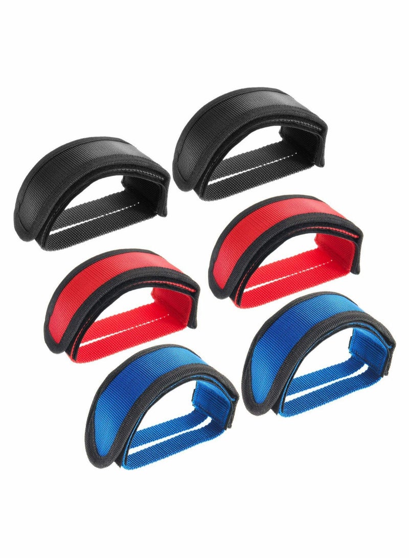 Bicycle Pedal Straps, Bicycle Foot Straps Bicycle Adhesive Pedal Toe Straps 3 Pairs