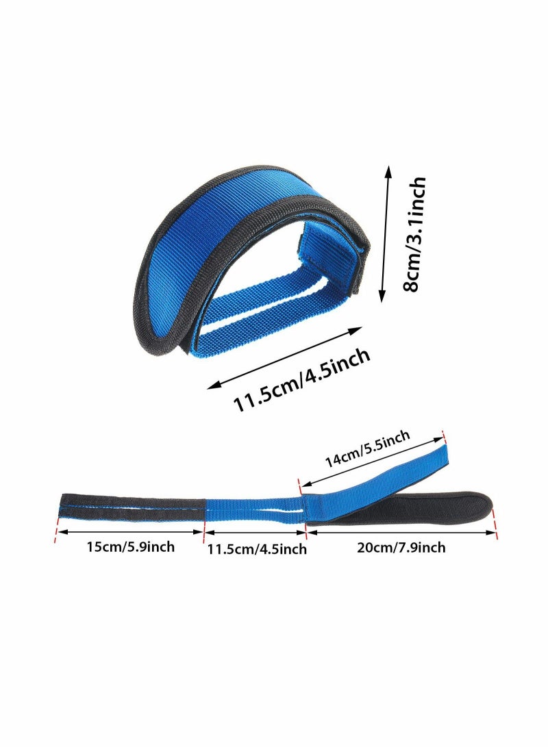 Bicycle Pedal Straps, Bicycle Foot Straps Bicycle Adhesive Pedal Toe Straps 3 Pairs