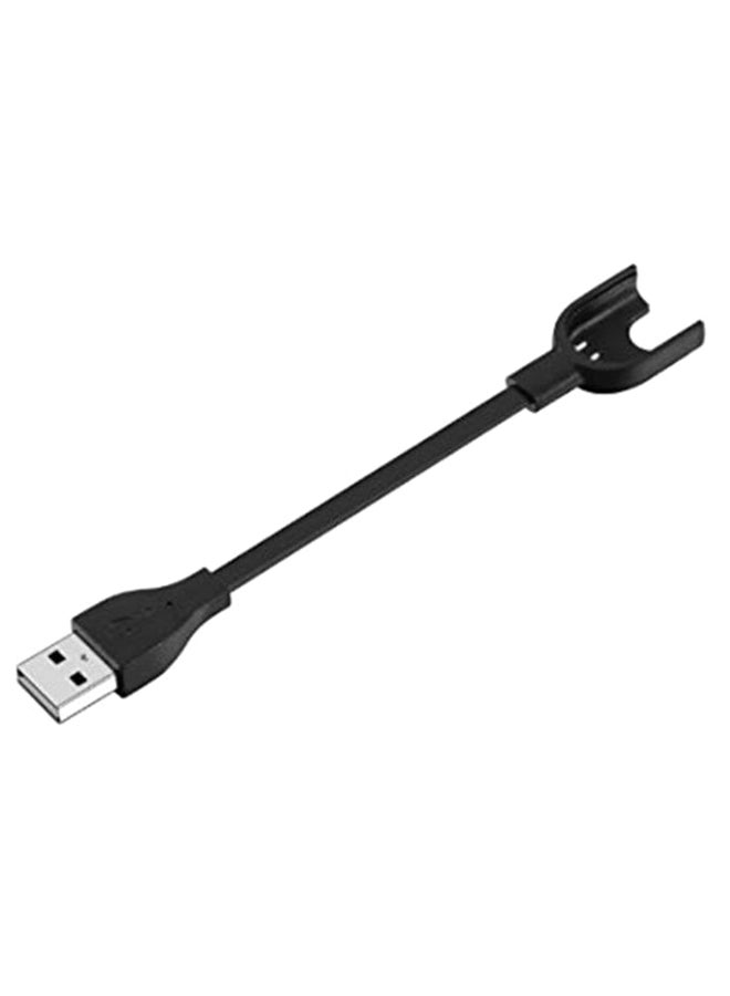 USB Charging Cable For Mi Band 3 Black