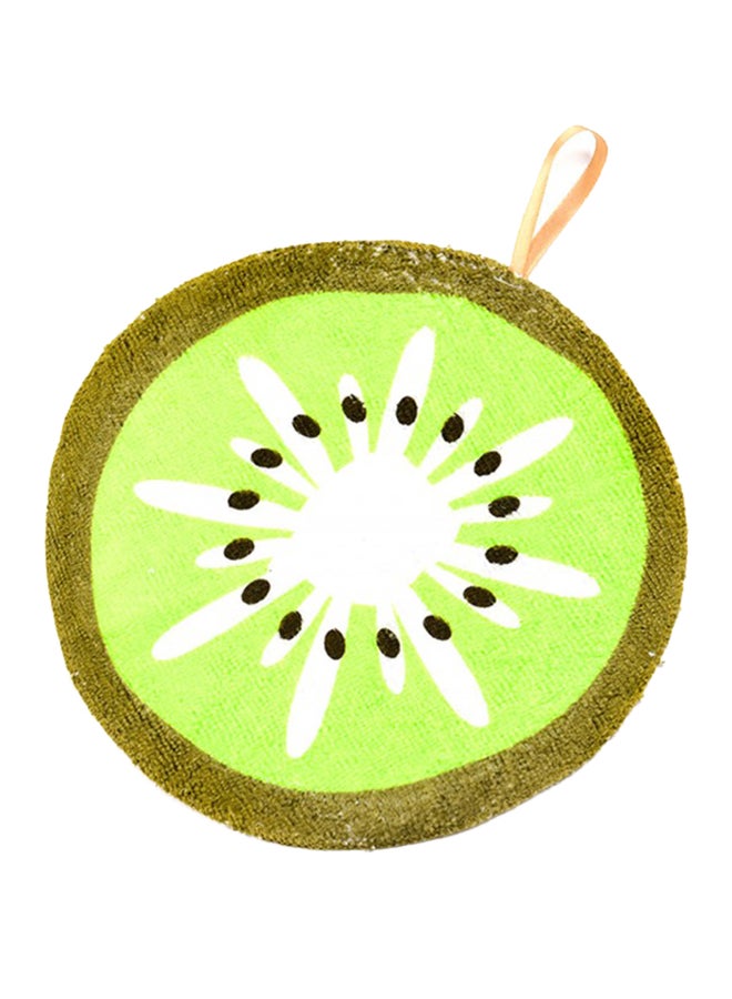 Fruit Pattern Handkerchief Green 20x20cm