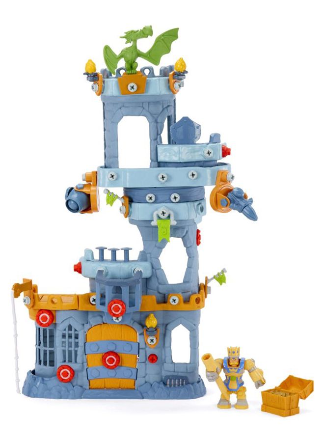 30-Piece Exclusive King Hex Castle Play Set With Figure And Box