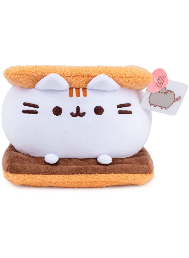 Pusheen S’Mores Squisheen Plush Stuffed Animal For Ages 8 And Up Brown/White 12”