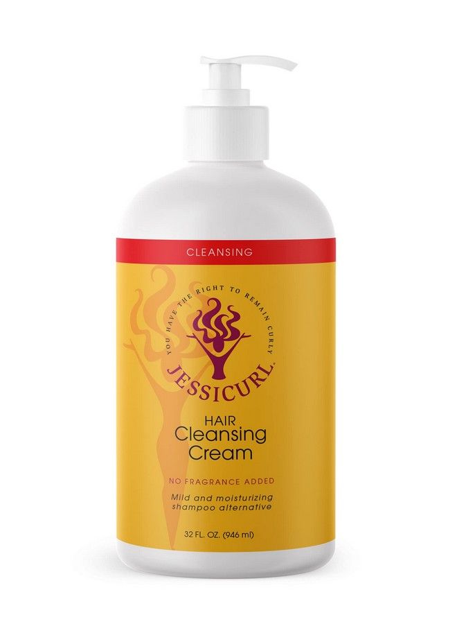 Hair Cleansing Cream No Fragrance Added 32 Fl Oz Moisturizing Shampoo For Curly Hair Sulfate Free Shampoo For Dry Hair