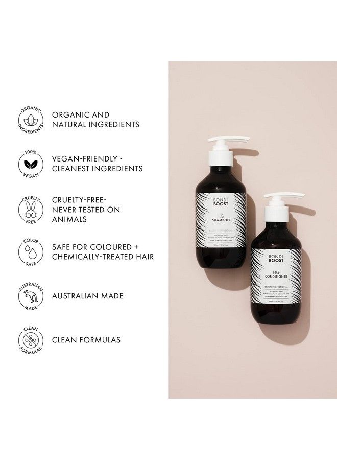 Hg Duo Shampoo + Conditioner Bundle [1014Fl Oz Each] Improves Appearance For Thinning Hair Volumizing + Hydrating + Nourishing Sulfate/Paraben Free For Women/Men Australian Made