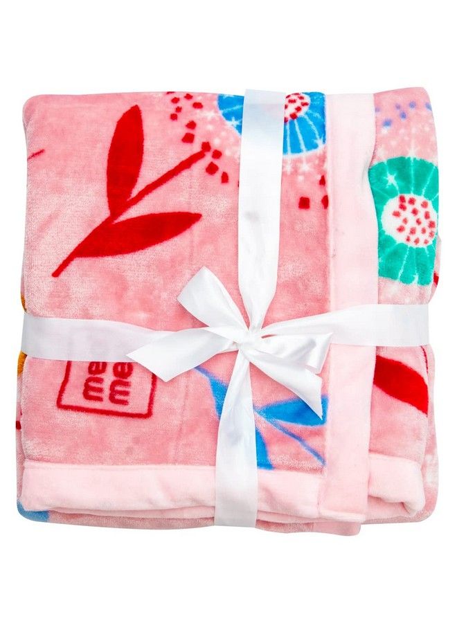 Ultra Soft Plush Lightweight & Super Comfortable Baby Blankets Swaddle For Infant & Toddler (Light Pink)